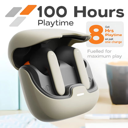 TWS Wireless Earphones 5.4 Bluetooth Ultra-low Latency Dual Microphone ENC Noise Cancelling in Ear Bluetooth Earphones