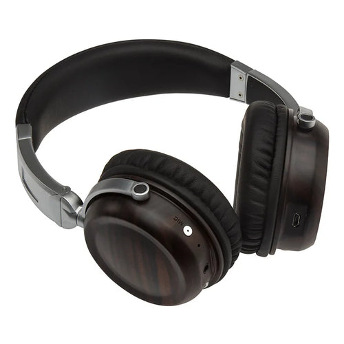 Bluetooth wooden headset alloy high-fidelity professional HIFI music headset 318BT