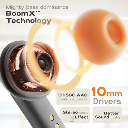 TWS Wireless Earphones 5.4 Bluetooth Ultra-low Latency Dual Microphone ENC Noise Cancelling in Ear Bluetooth Earphones